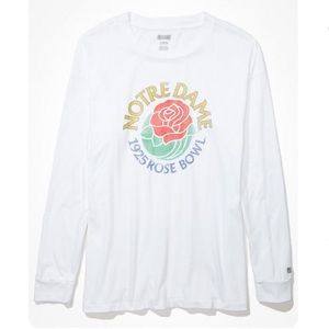 American Eagle Tailgate Notre Dame Oversized Graphic T-shirt